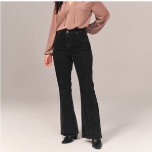 Abercrombie & Fitch Black Flare Jeans